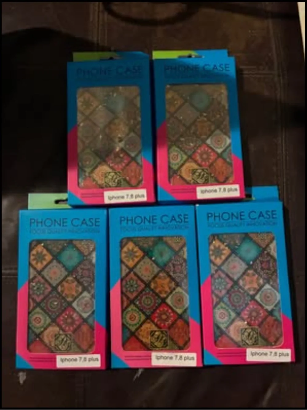 Patterned Mosaic Phone Case for iPhone 7/8 Plus - Multicolor